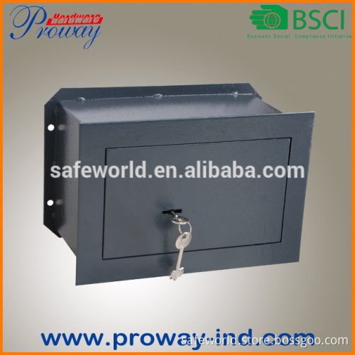 wall mounted safe box with traditional lamina-type key
